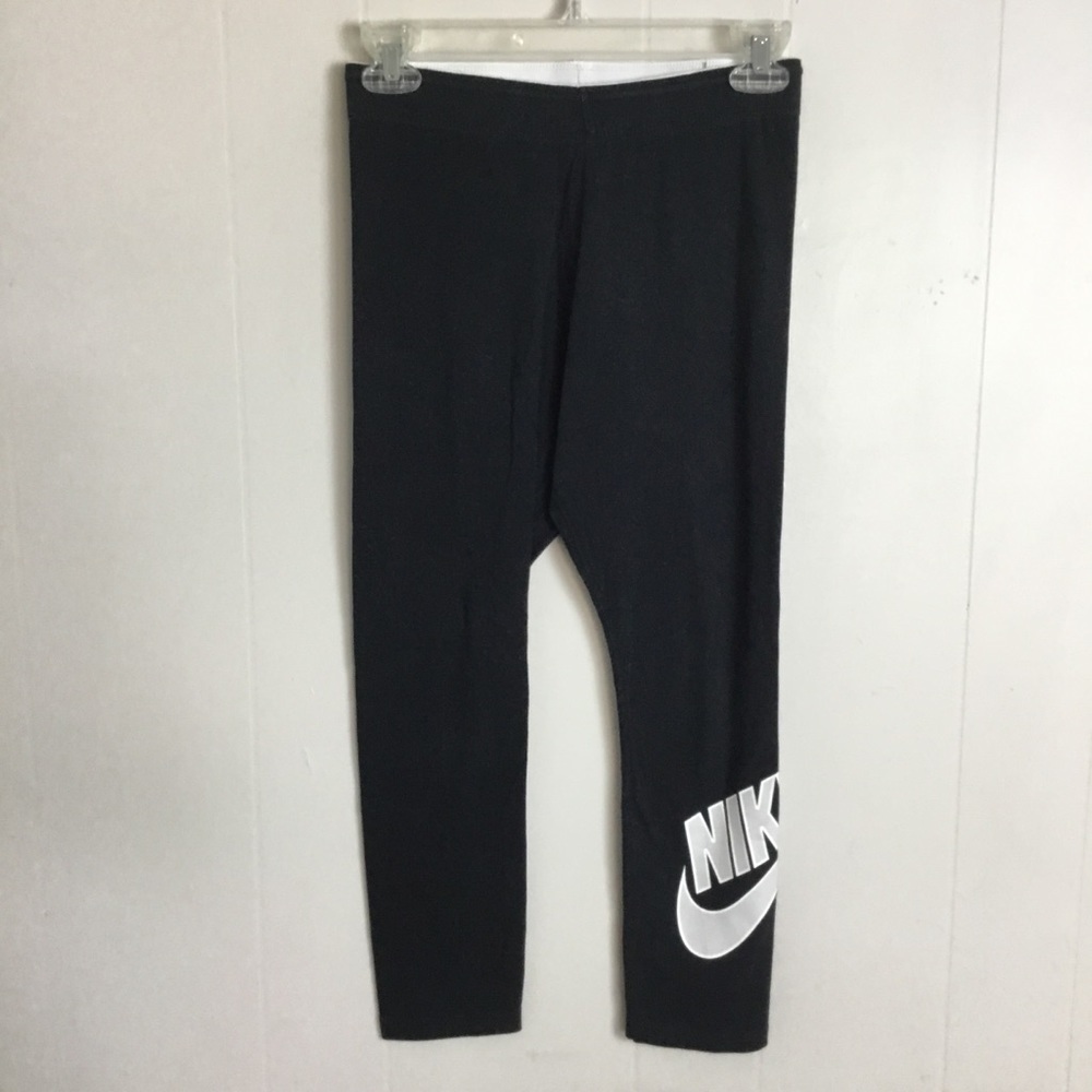 Nike Cropped Ankle Pants Gym Black Size S